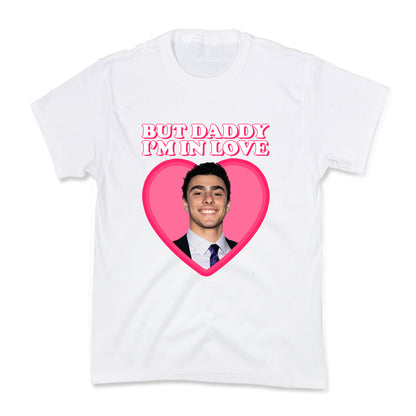 But Daddy Im In Love Luigi Mangione Valentines Day Kids Tee