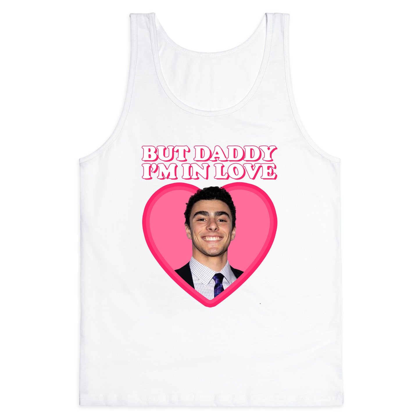 But Daddy Im In Love Luigi Mangione Valentines Day Tank Top