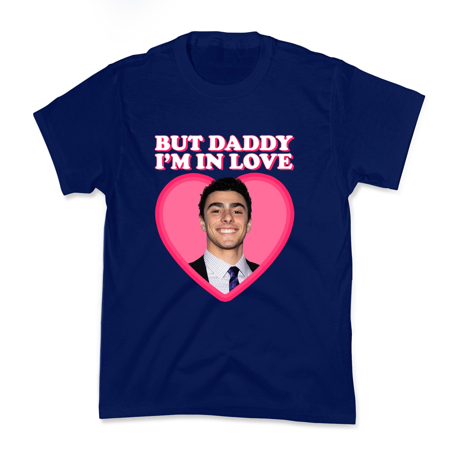 But Daddy Im In Love Luigi Mangione Valentines Day Kids Tee