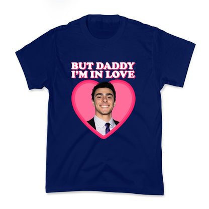 But Daddy Im In Love Luigi Mangione Valentines Day Kids Tee