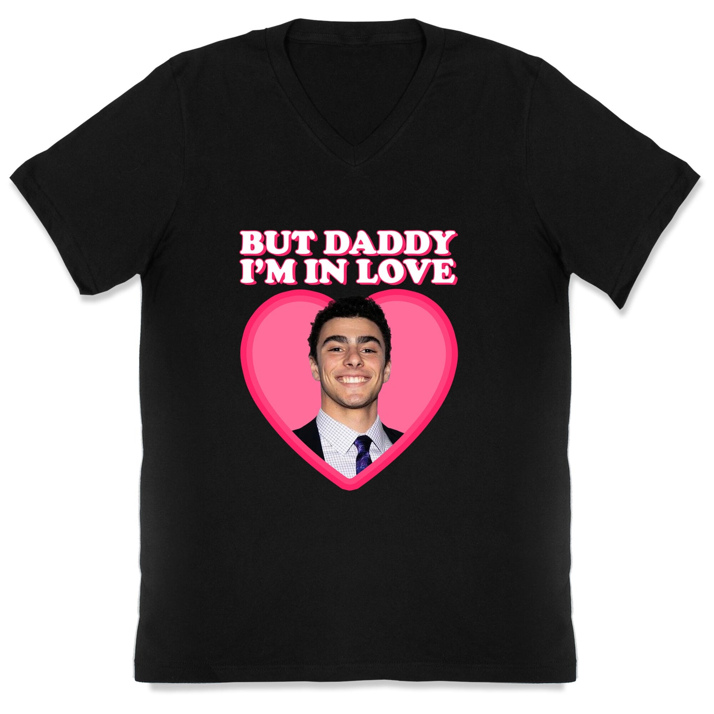 But Daddy Im In Love Luigi Mangione Valentines Day V-Neck