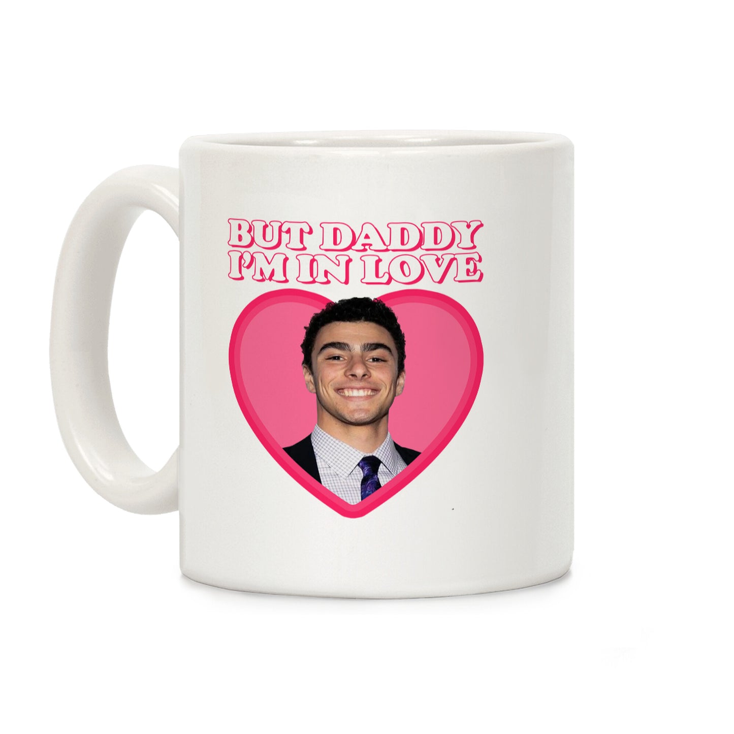 But Daddy Im In Love Luigi Mangione Valentines Day Coffee Mug