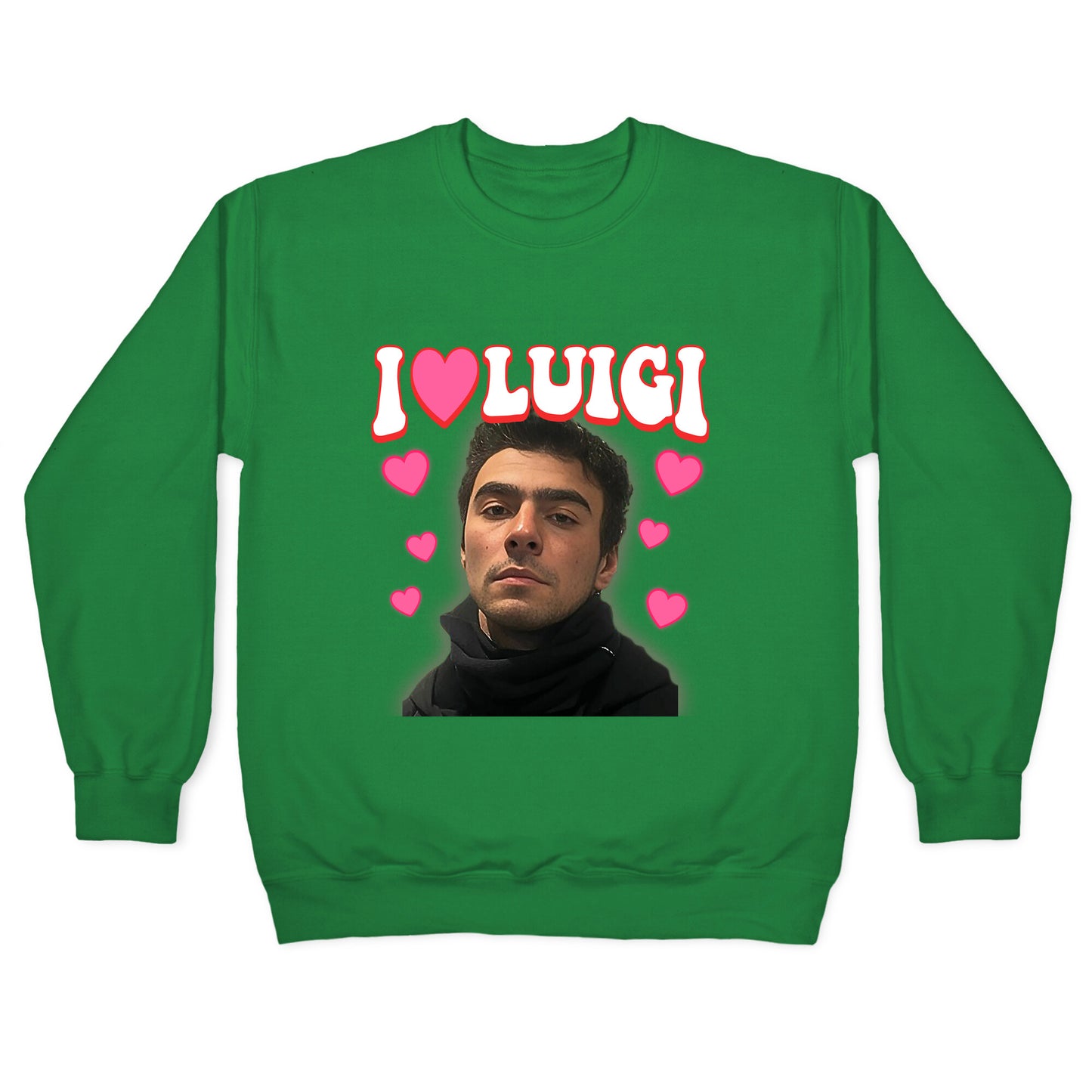 I Love Luigi Mangione Crewneck Sweatshirt