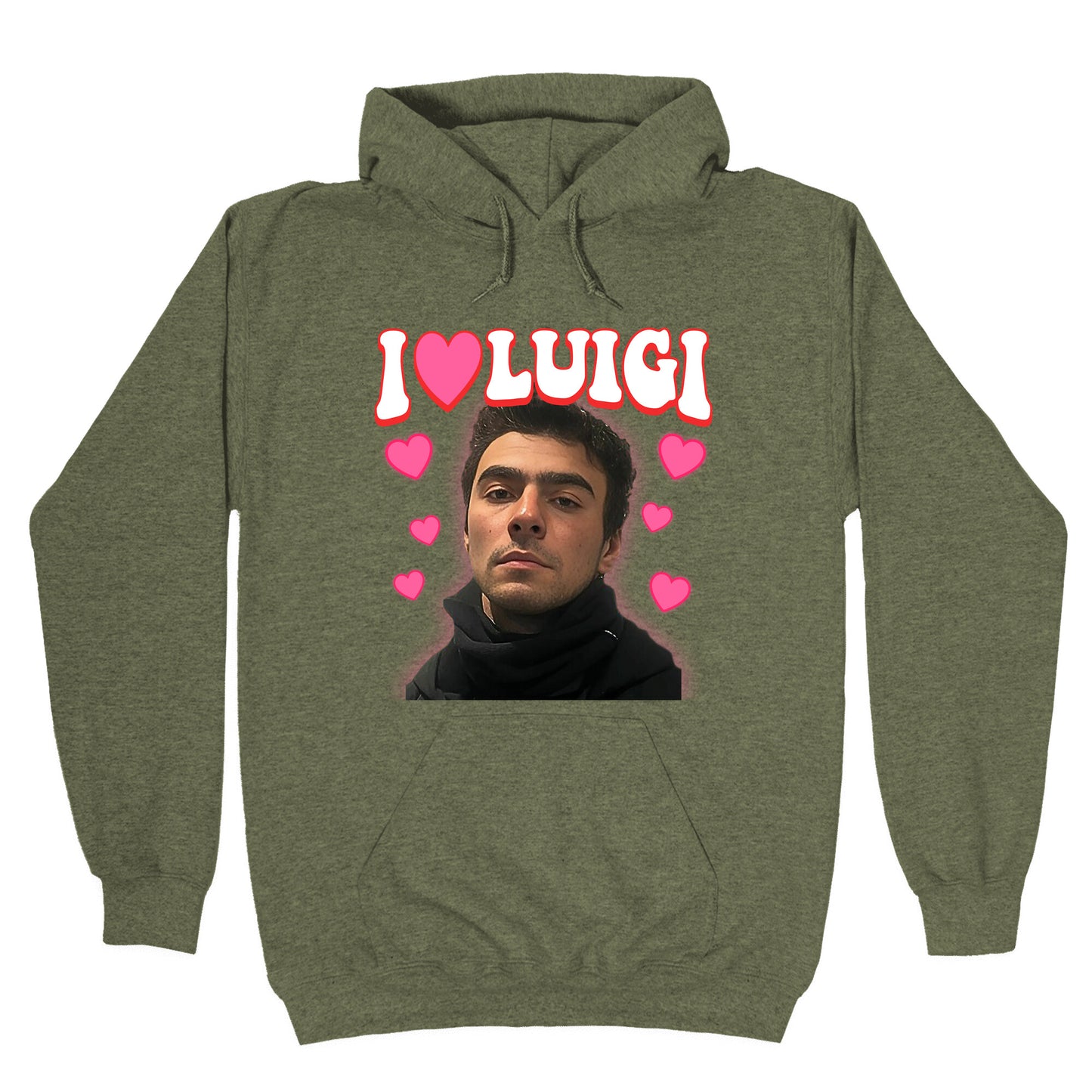 I Love Luigi Mangione Hoodie