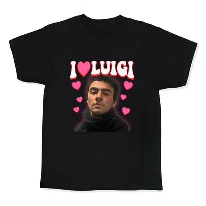 I Love Luigi Mangione Kids Tee