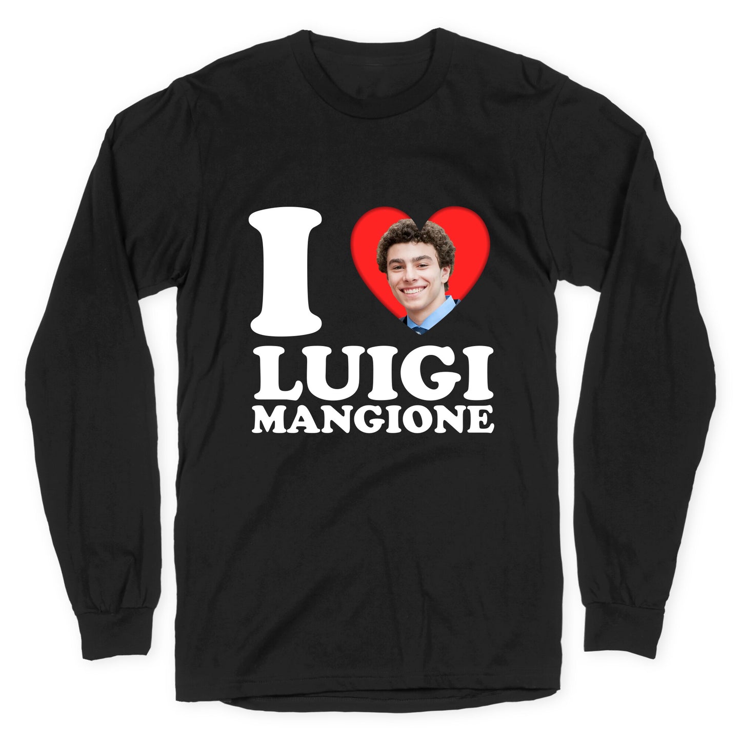 I Heart Luigi Mangione Longsleeve Tee