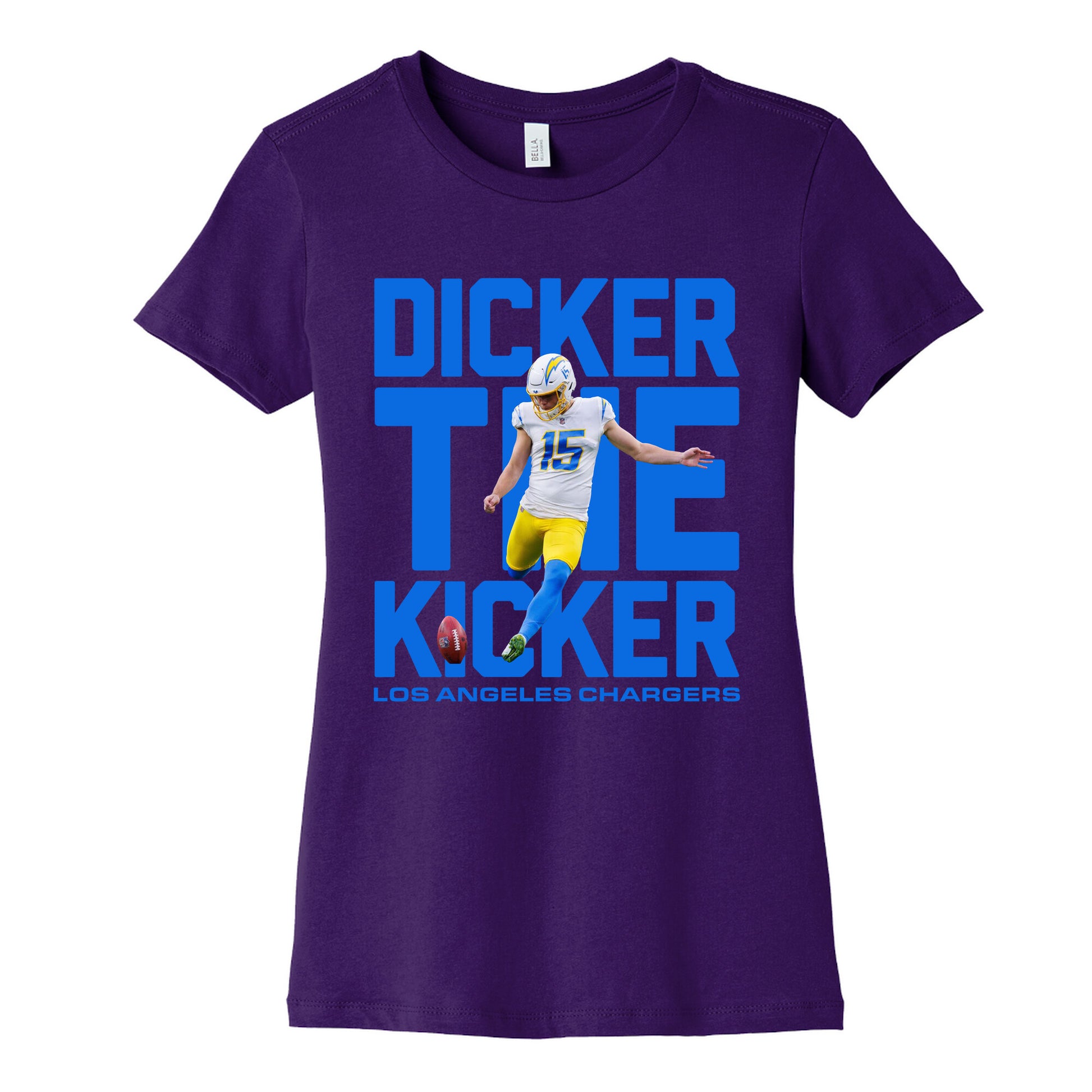 Dicker the Kicker Womens Cotton Tee