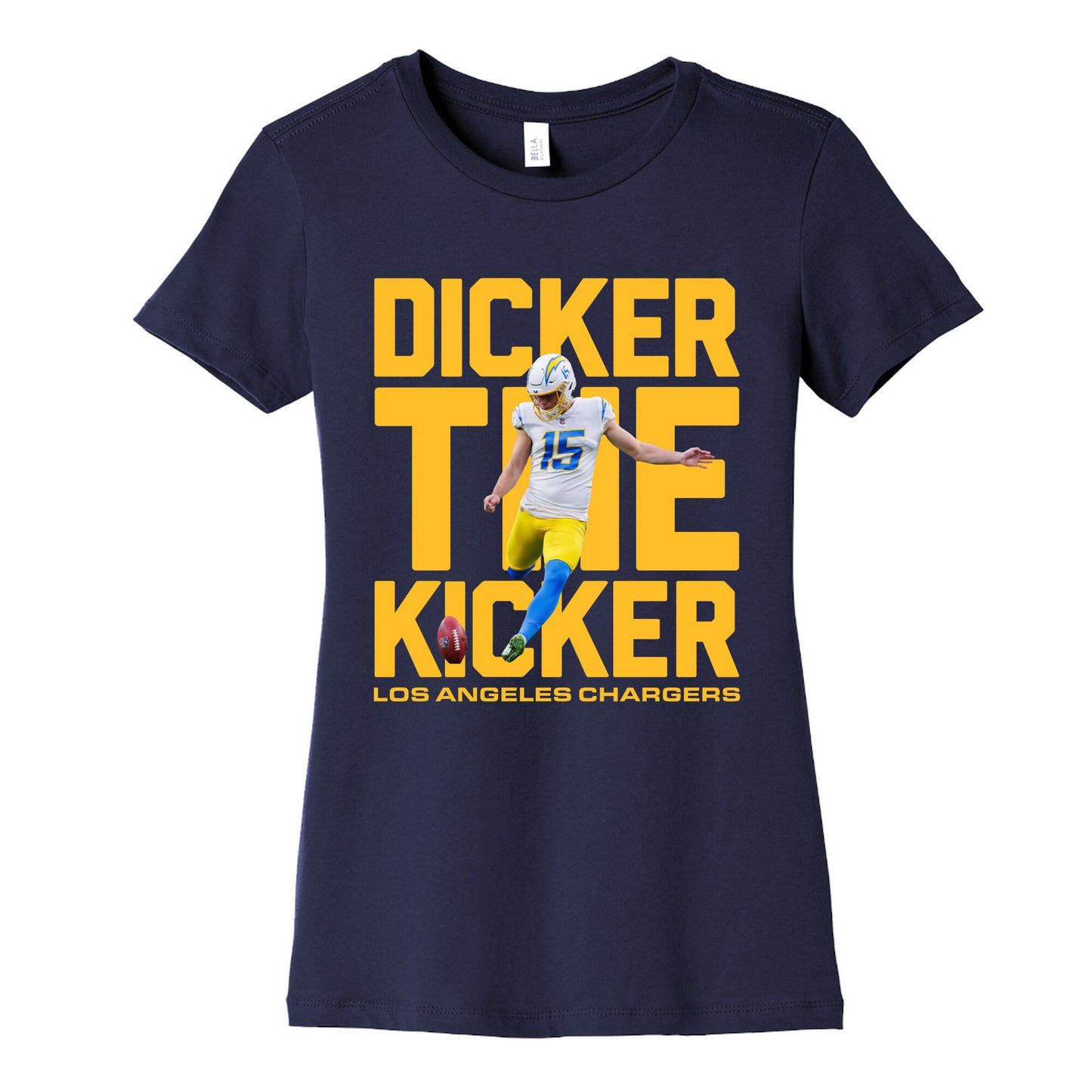 Dicker the Kicker Womens Cotton Tee