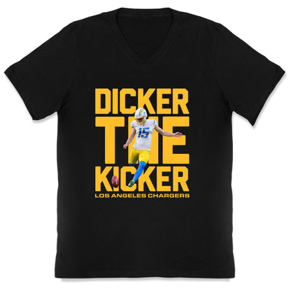 Dicker the Kicker V-Neck