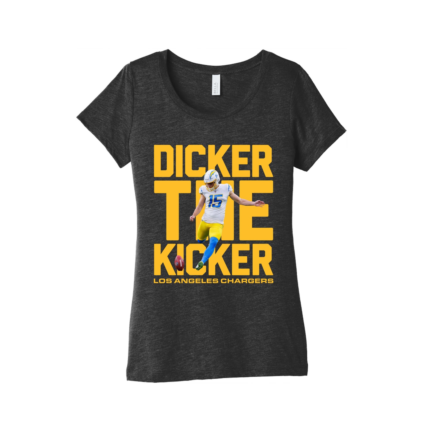 Dicker the Kicker Womens Triblend Tee