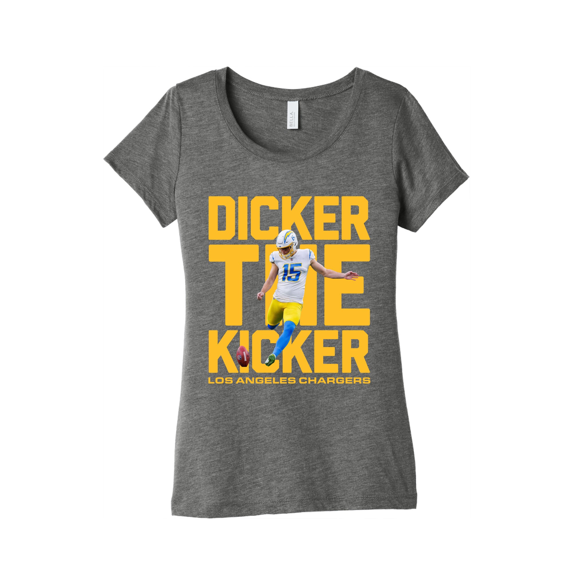 Dicker the Kicker Womens Triblend Tee