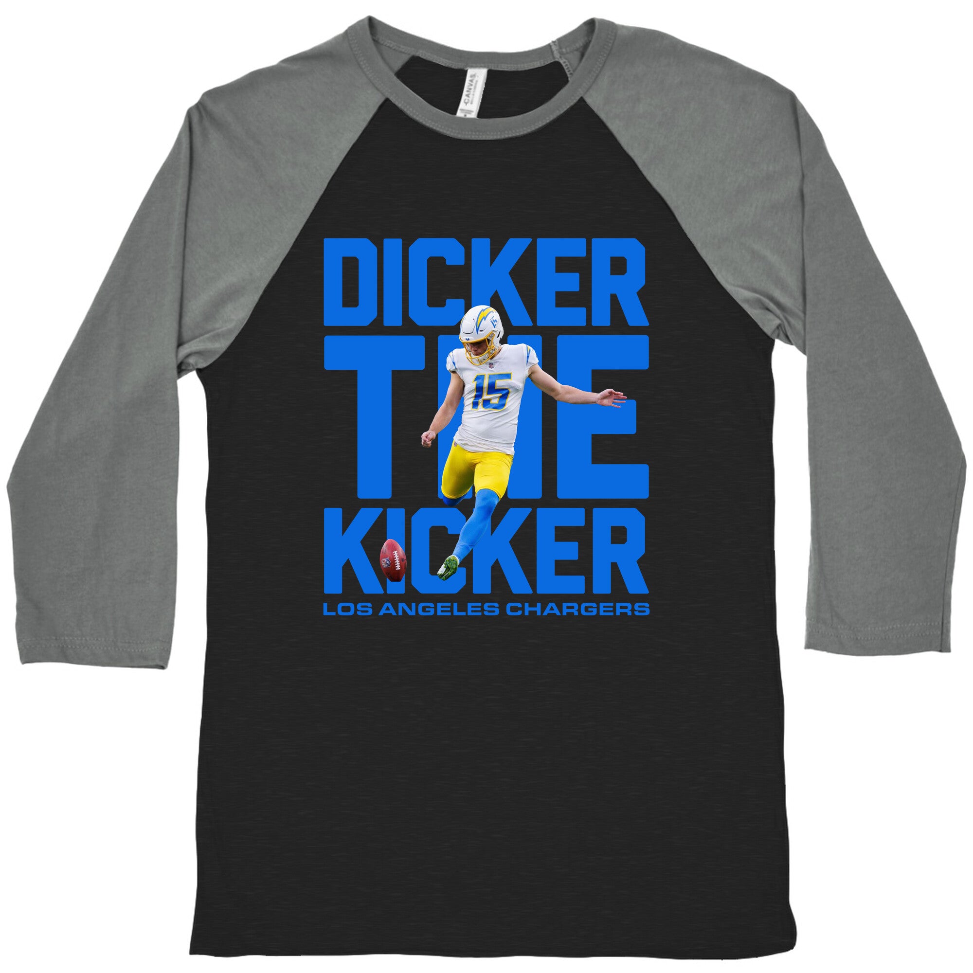 Dicker the Kicker Baseball Tee