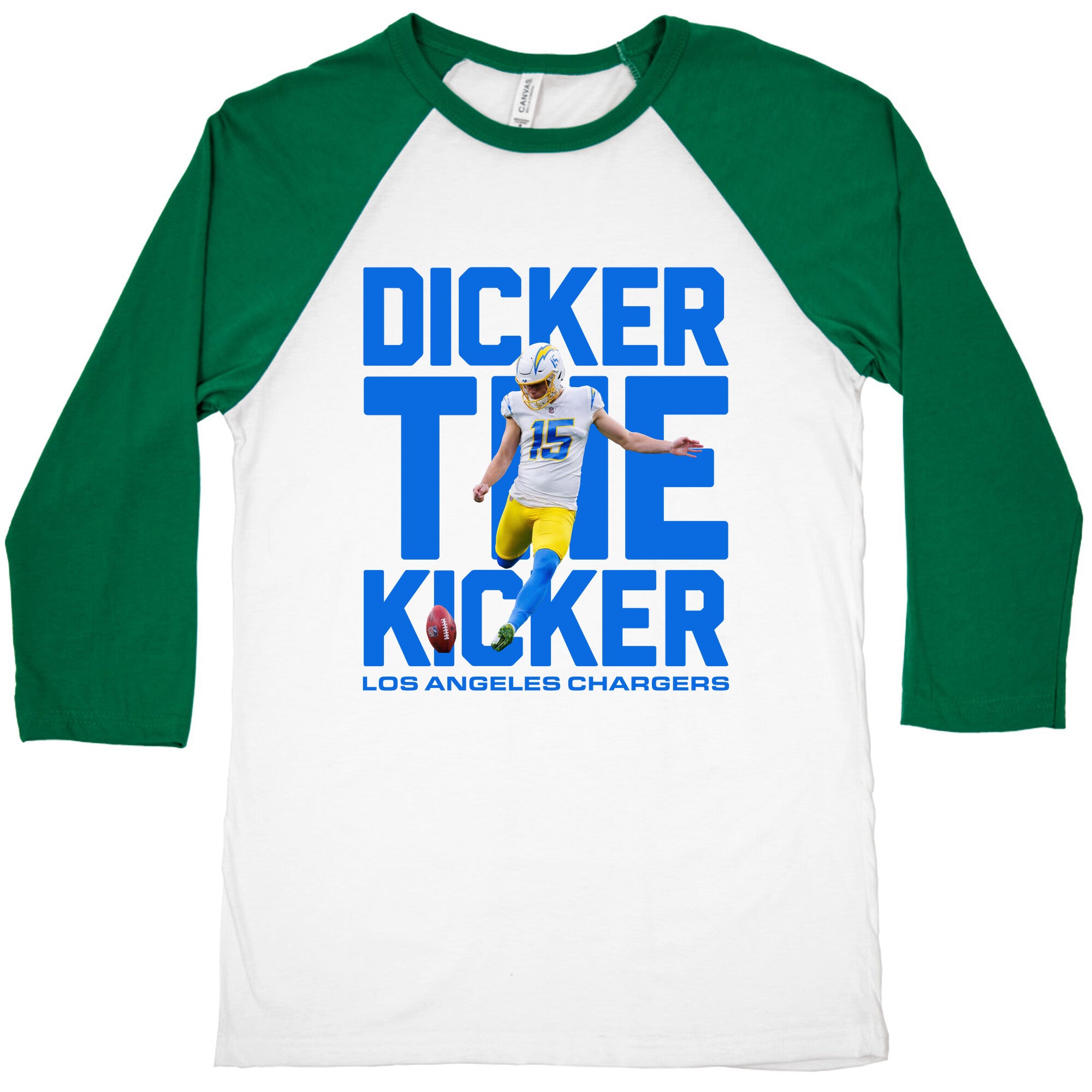 Dicker the Kicker Baseball Tee