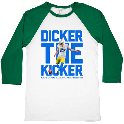 Dicker the Kicker Baseball Tee