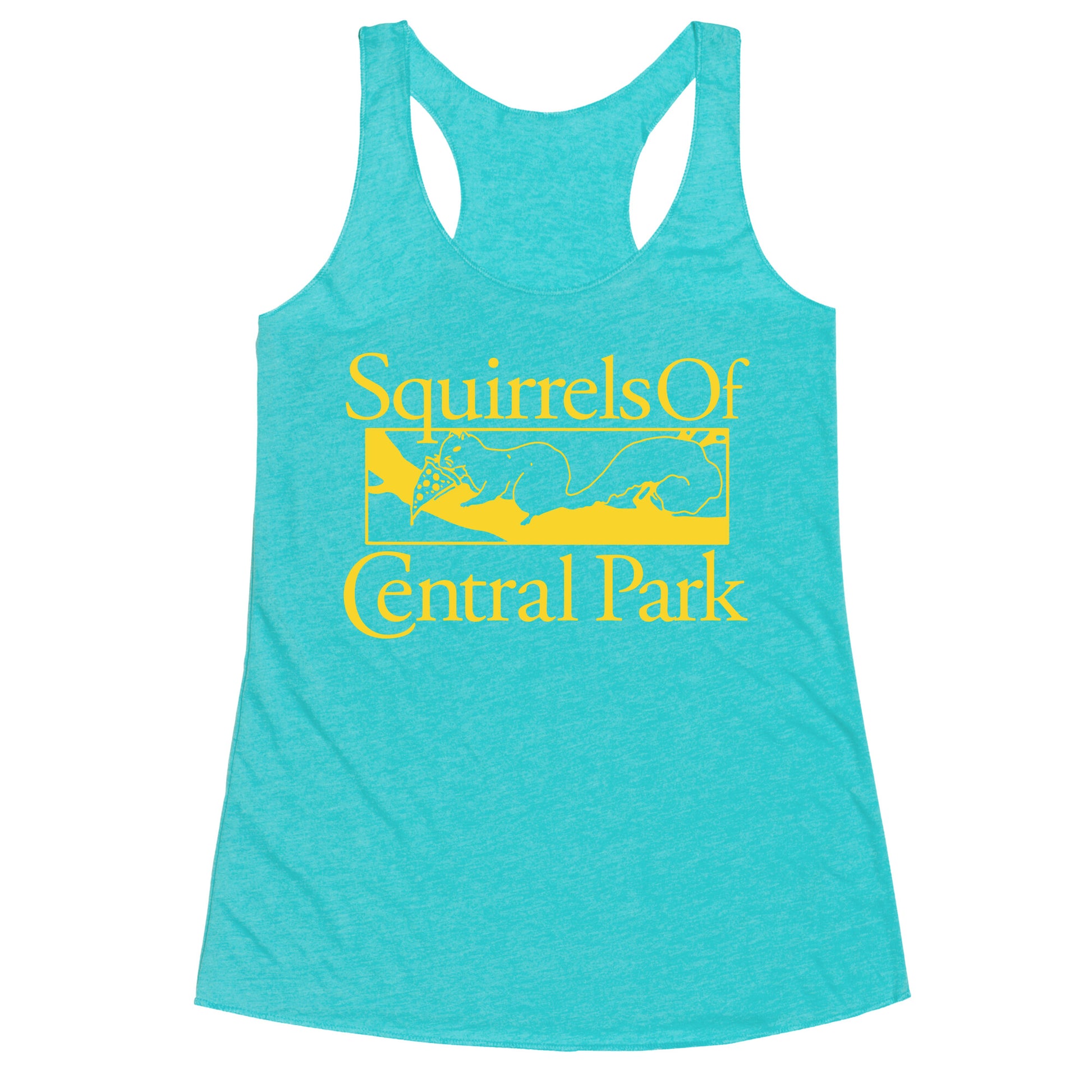 Squirrels of Central Park Racerback Tank