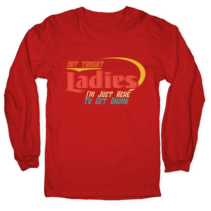 Not Tonight Ladies Longsleeve Tee