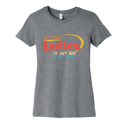 Not Tonight Ladies Womens Cotton Tee