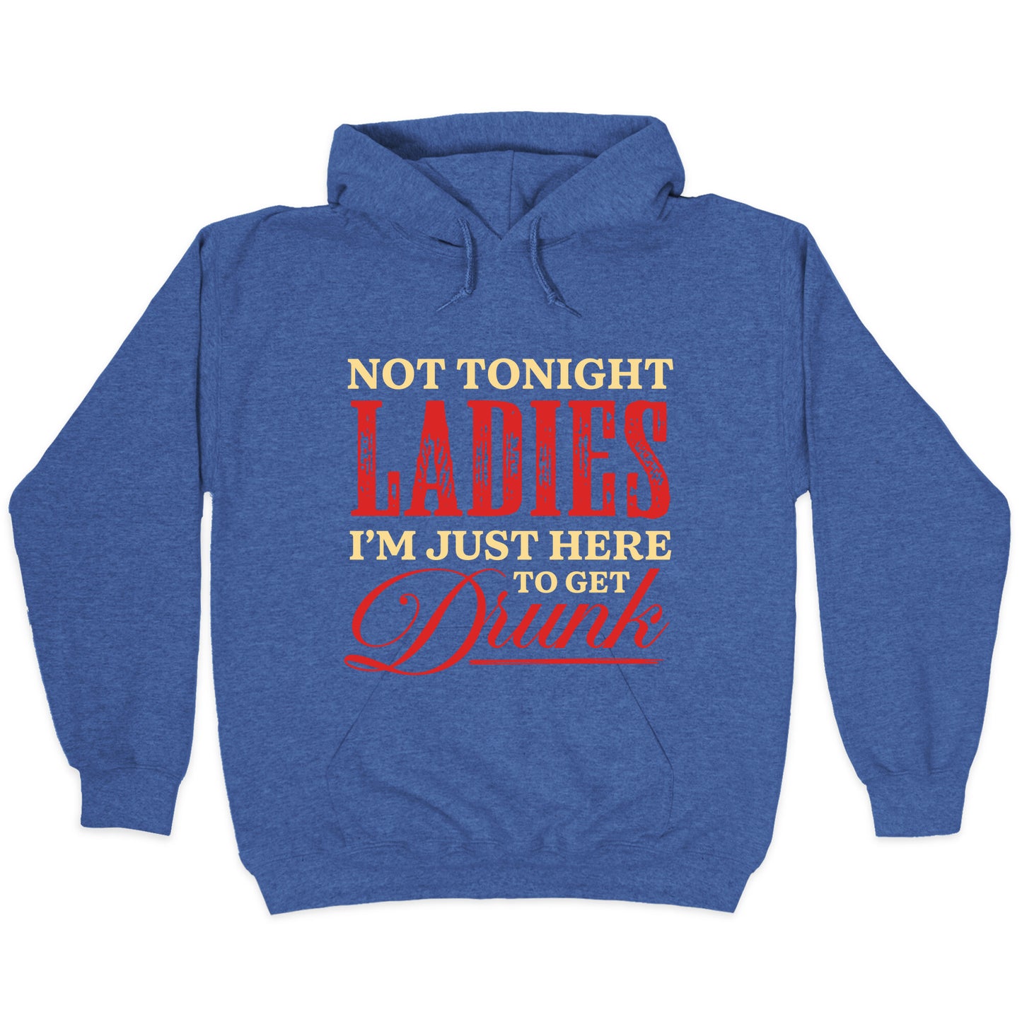 Not Tonight Ladies Im Just Here to Get Drunk Hoodie
