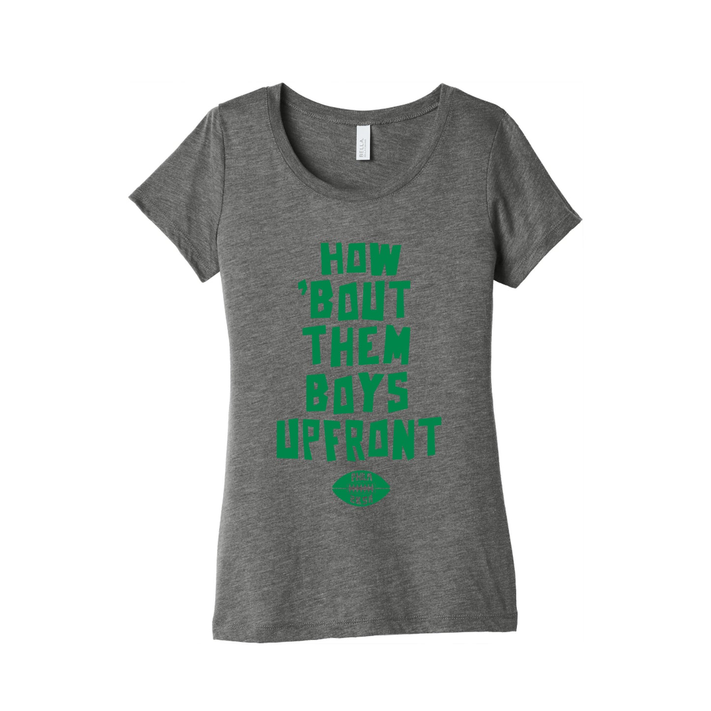 2K SA How Bout Them Boys Upfront Womens Triblend Tee