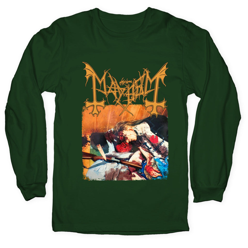 Mayhem Band Album Cover Longsleeve Tee