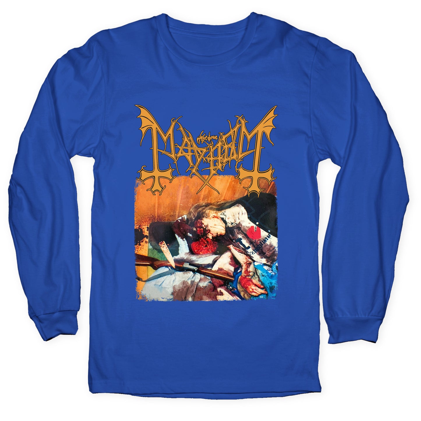 Mayhem Band Album Cover Longsleeve Tee