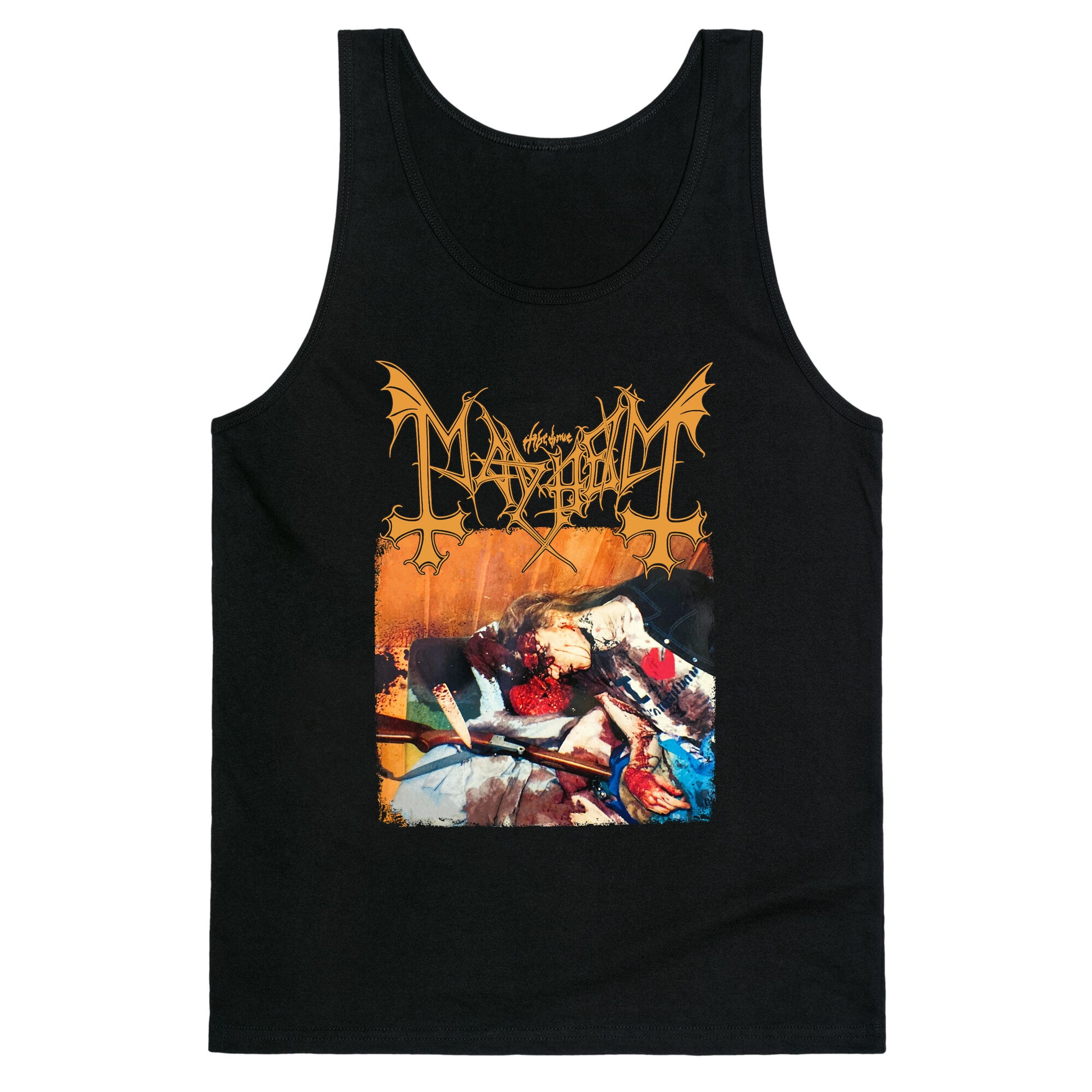 Mayhem Band Album Cover Tank Top