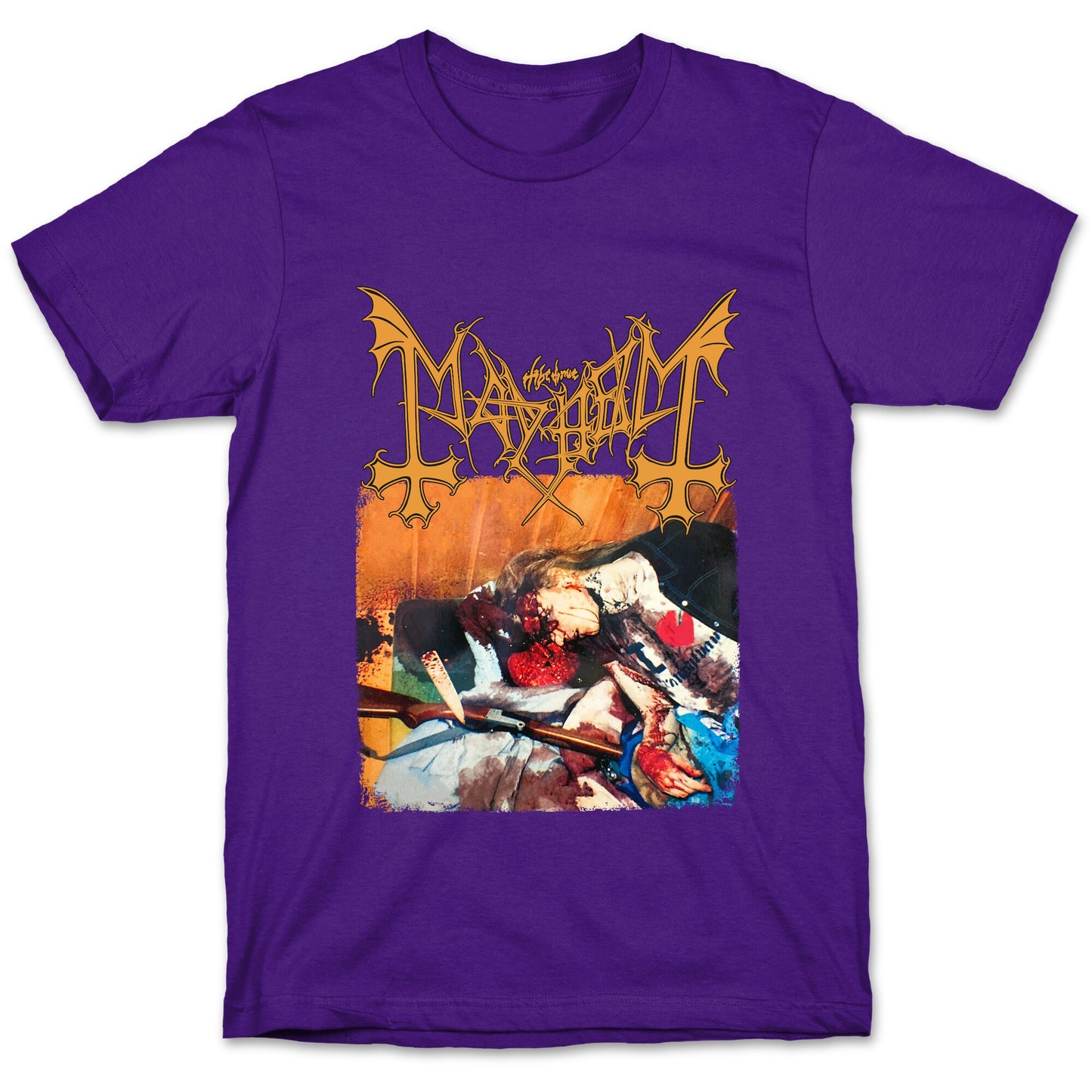 Mayhem Band Album Cover T-Shirt