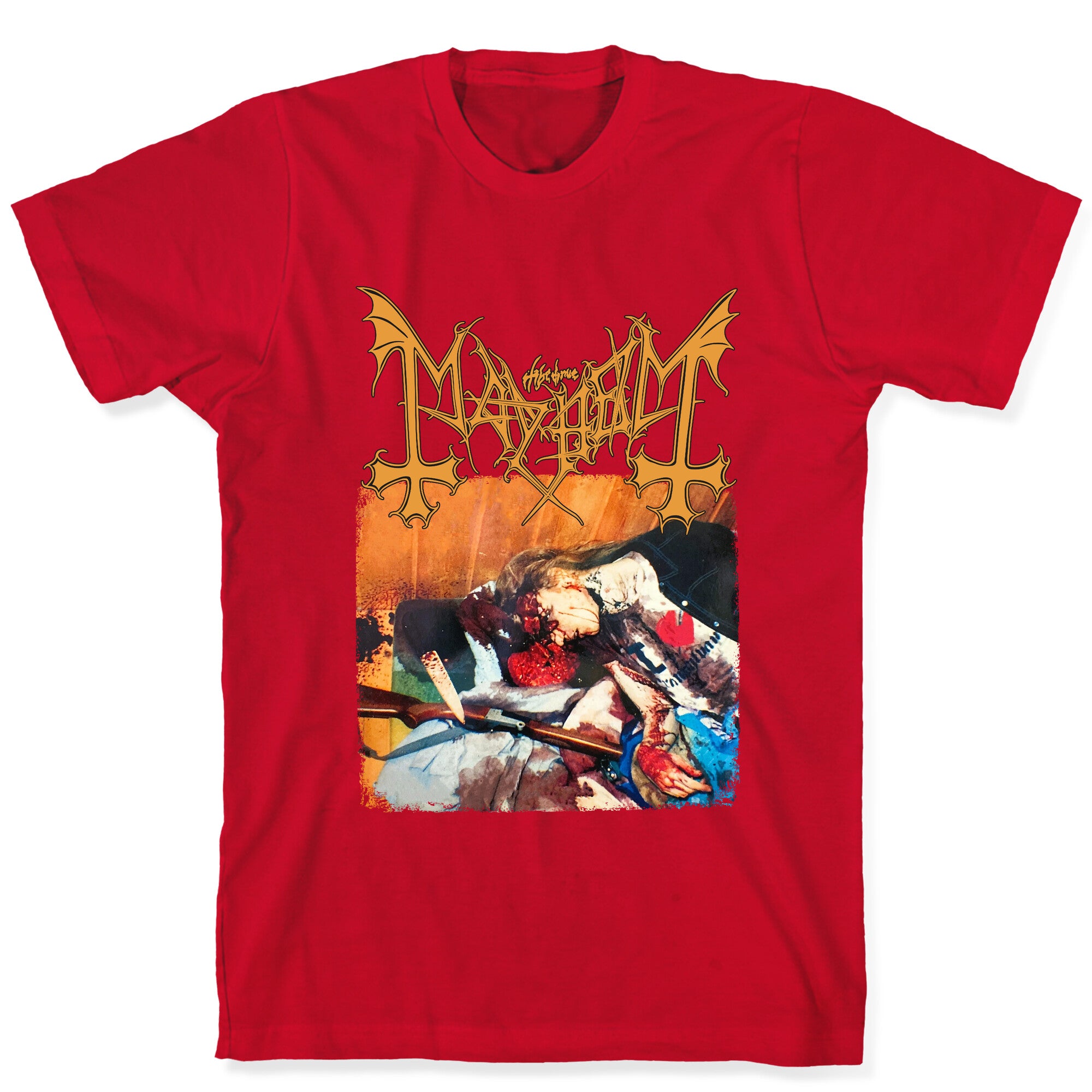 Mayhem Band Album Cover T-Shirt