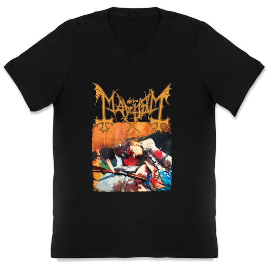 Mayhem Band Album Cover V-Neck