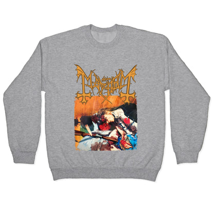 Mayhem Band Album Cover Crewneck Sweatshirt