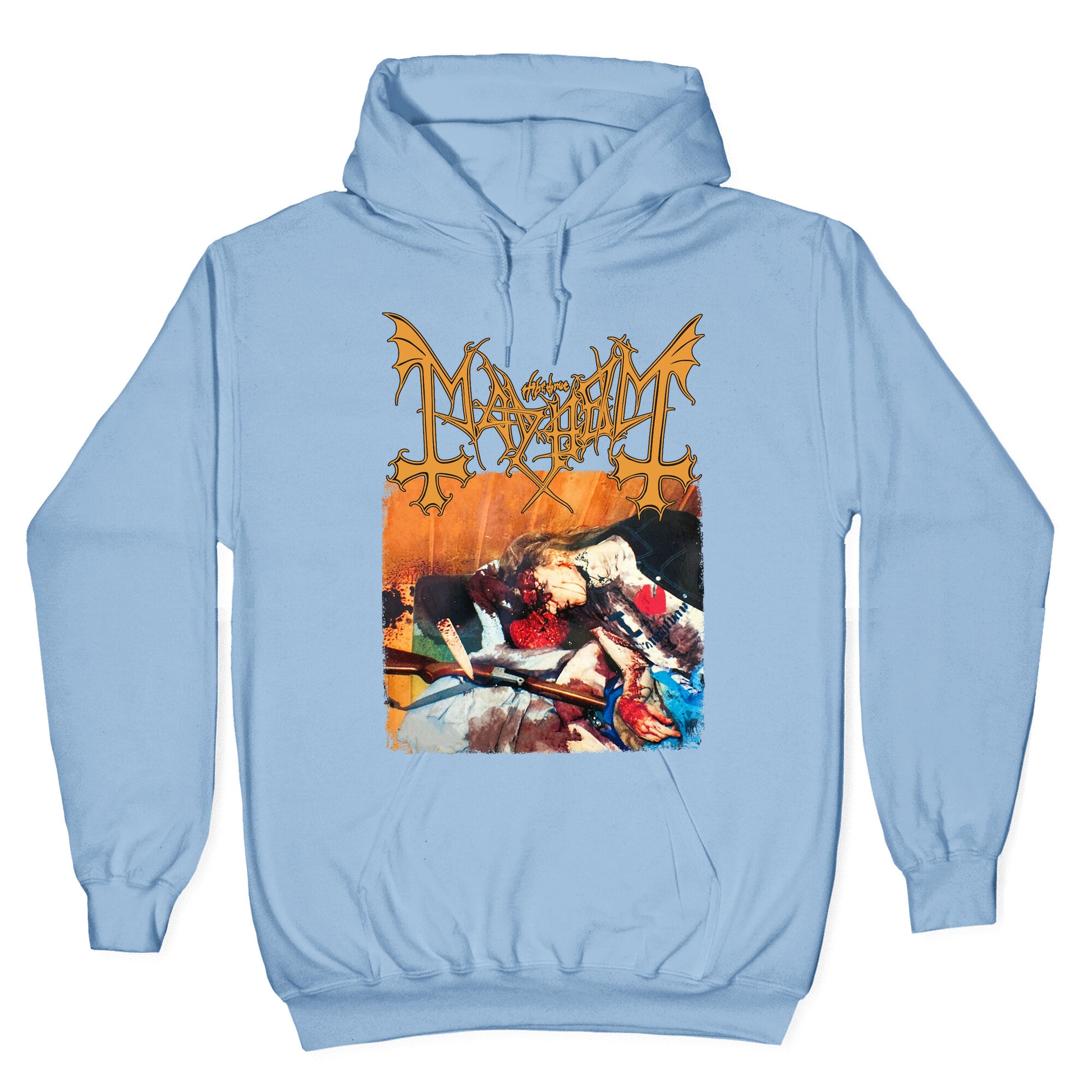 Mayhem Band Album Cover Hoodie