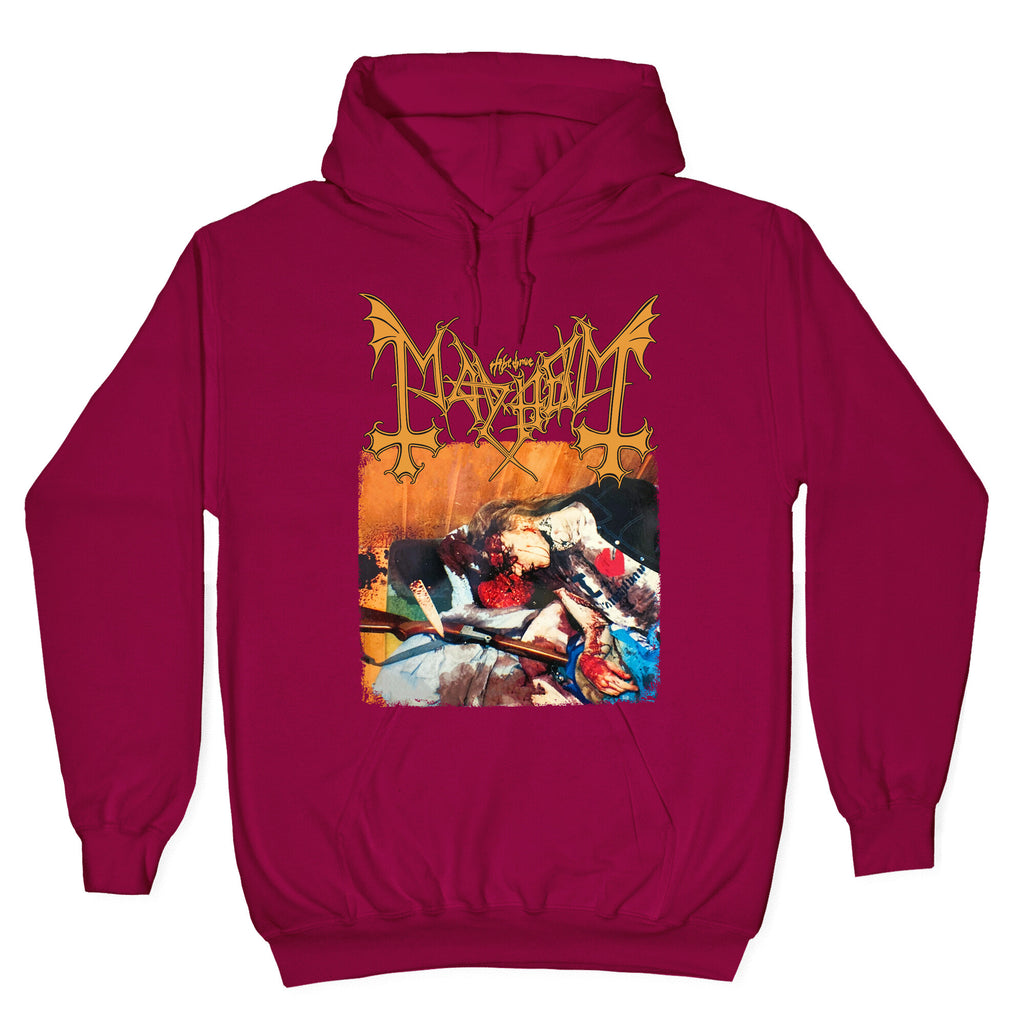 Mayhem Band Album Cover Hoodie