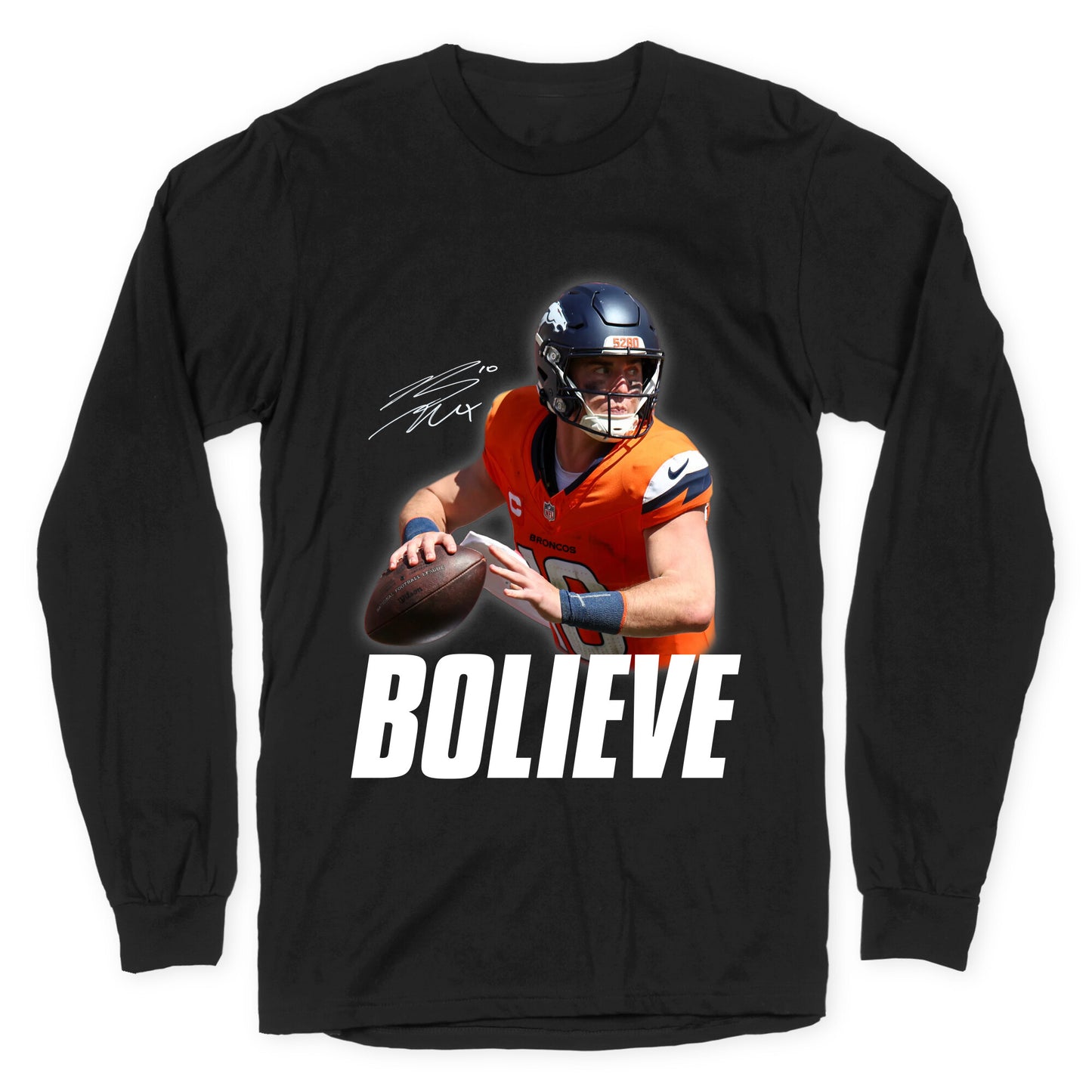 Bolieve Bo Nix Longsleeve Tee