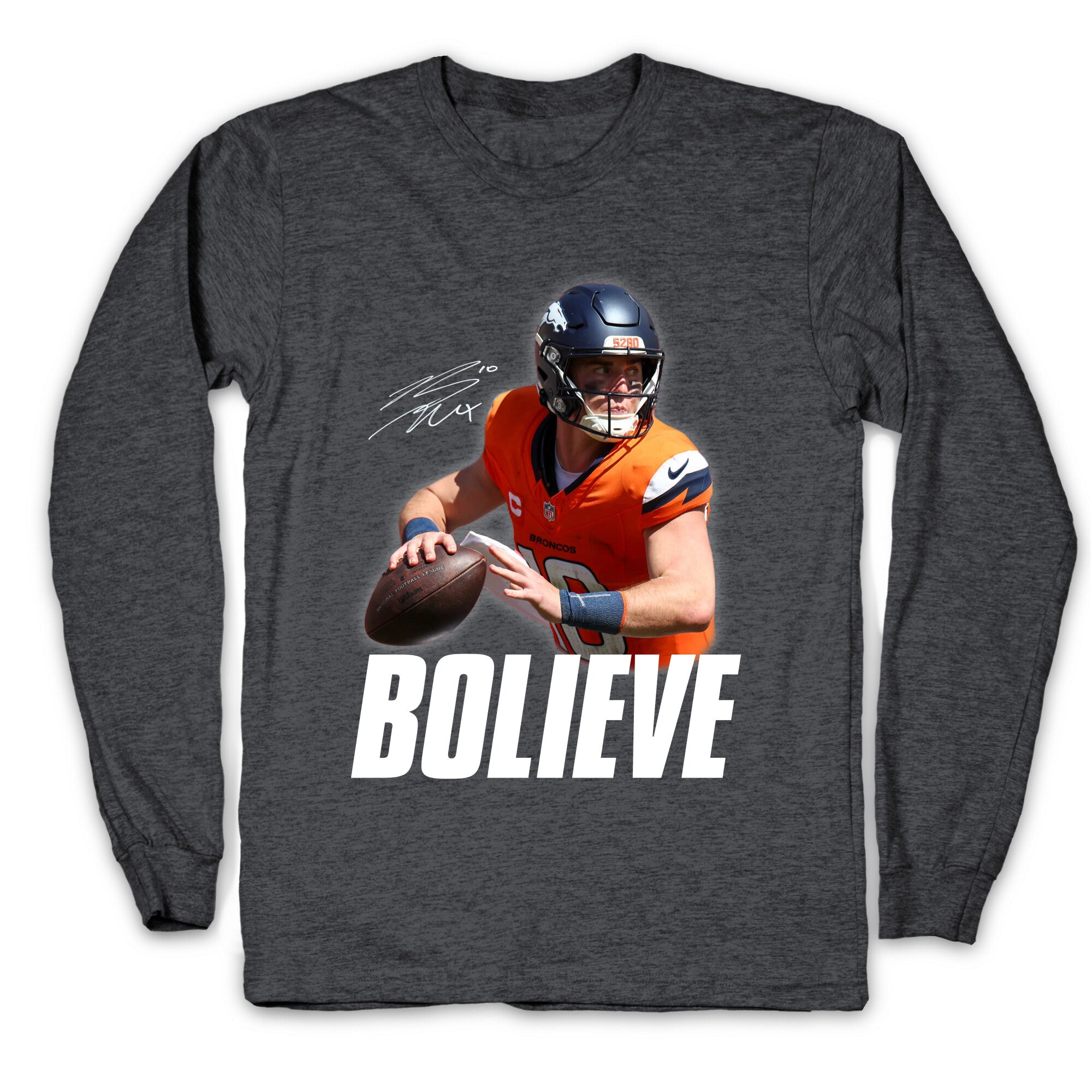 Bolieve Bo Nix Longsleeve Tee