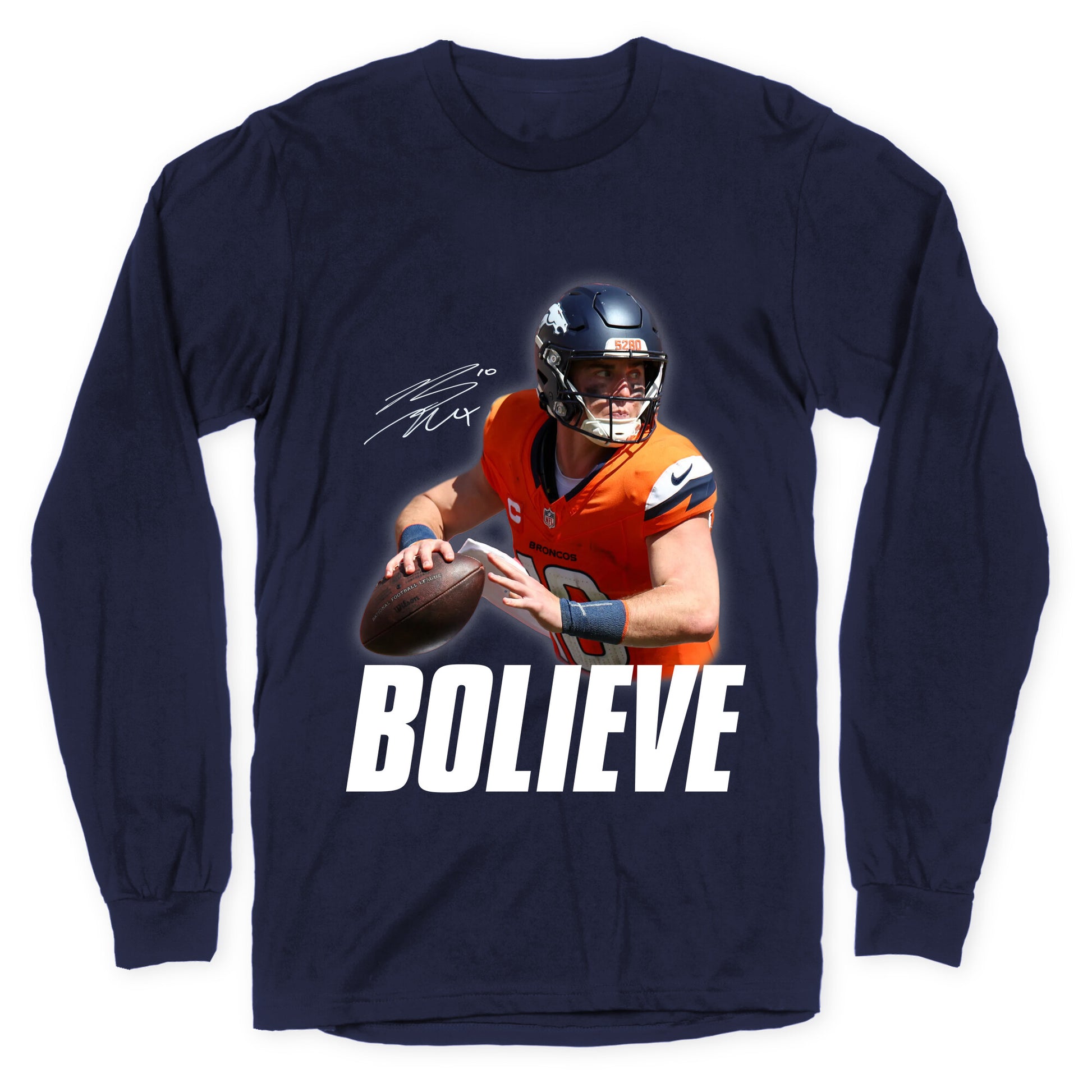 Bolieve Bo Nix Longsleeve Tee