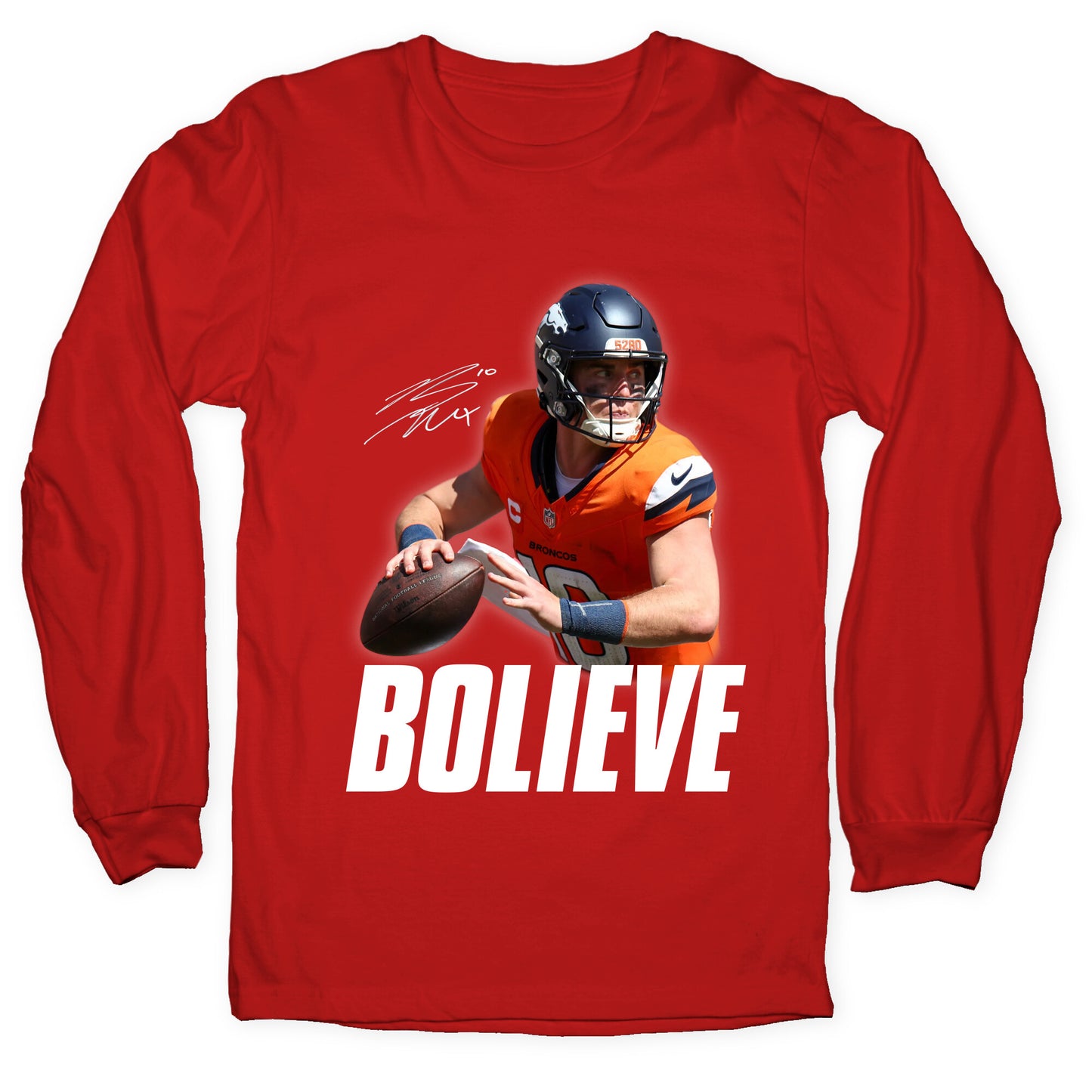 Bolieve Bo Nix Longsleeve Tee