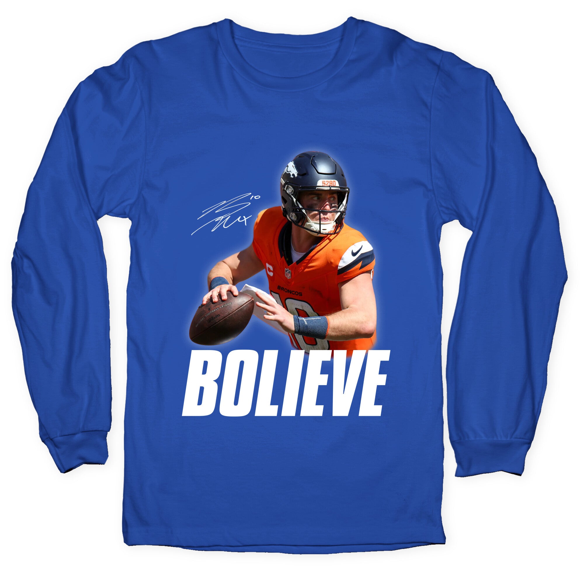 Bolieve Bo Nix Longsleeve Tee