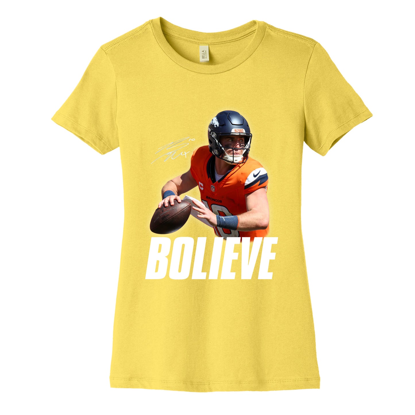 Bolieve Bo Nix Womens Cotton Tee