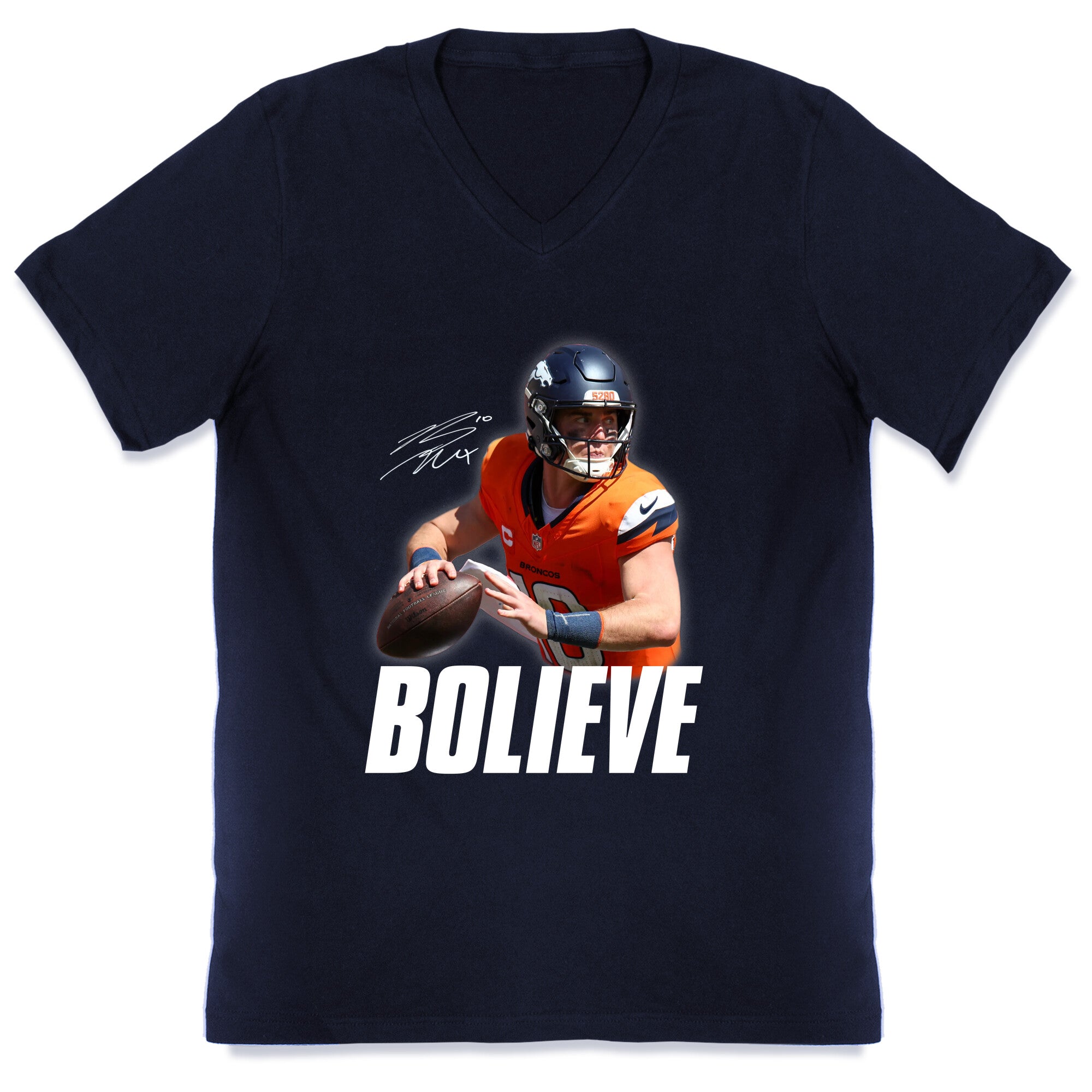 Bolieve Bo Nix V-Neck