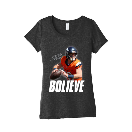 Bolieve Bo Nix Womens Triblend Tee