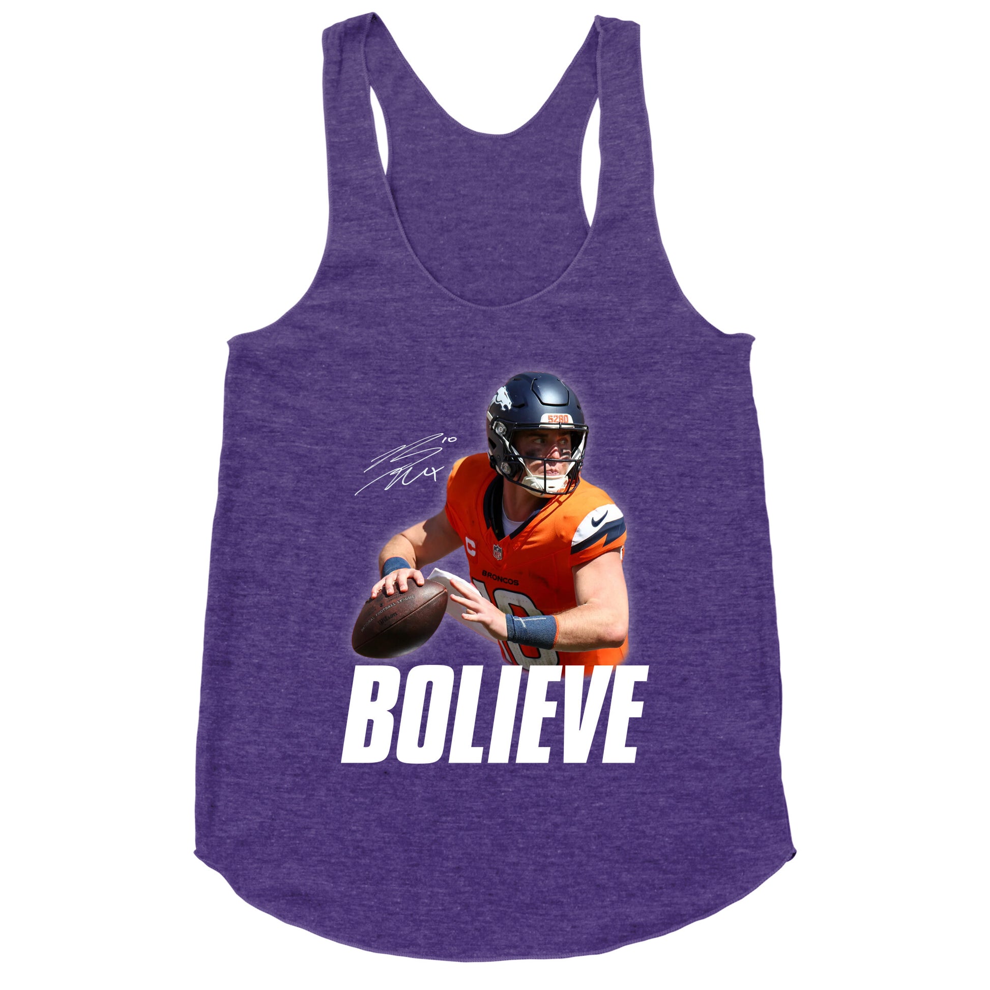 Bolieve Bo Nix Racerback Tank
