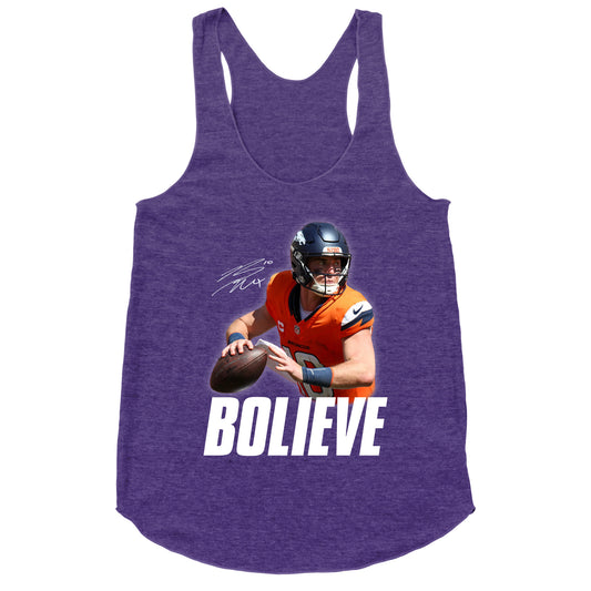 Bolieve Bo Nix Racerback Tank
