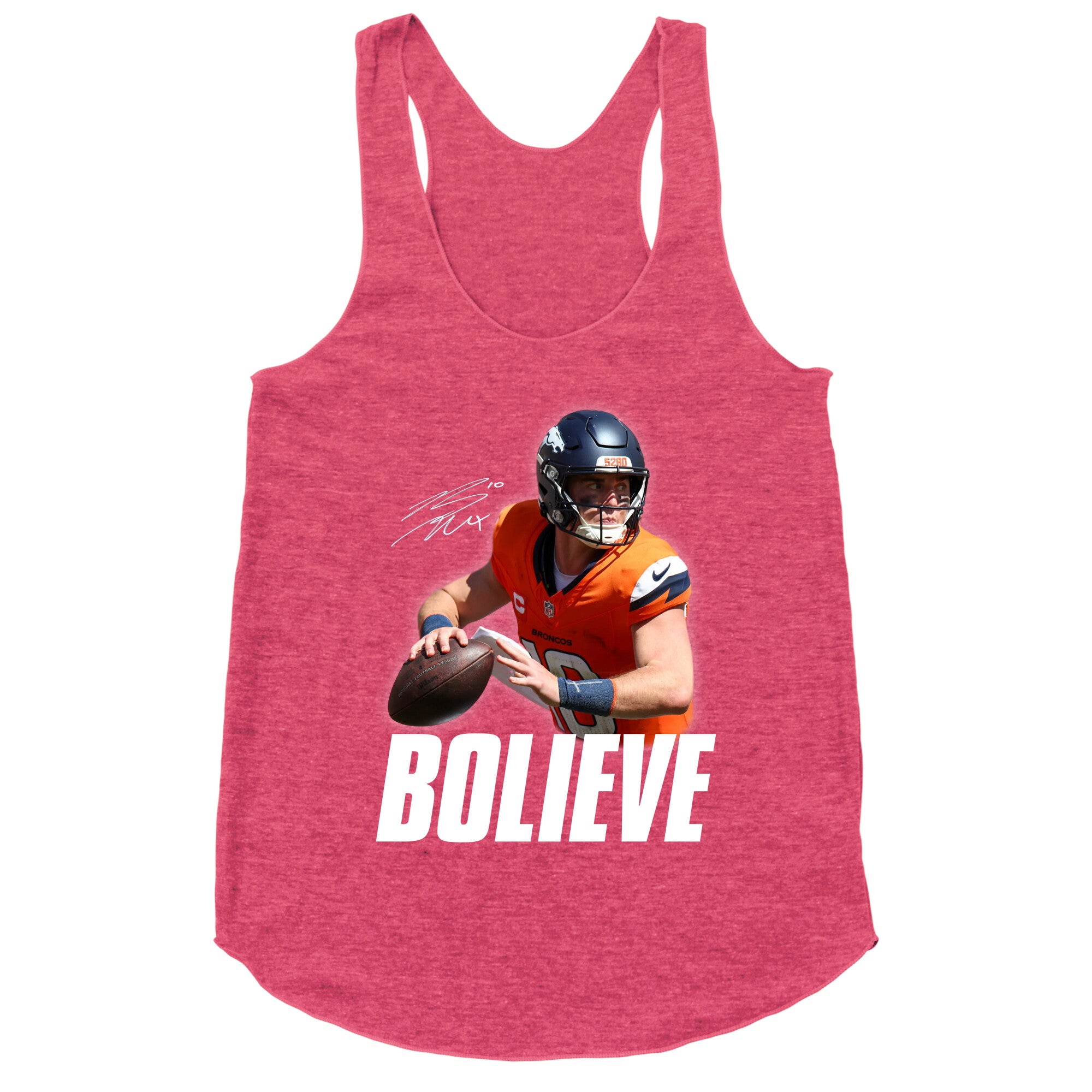 Bolieve Bo Nix Racerback Tank
