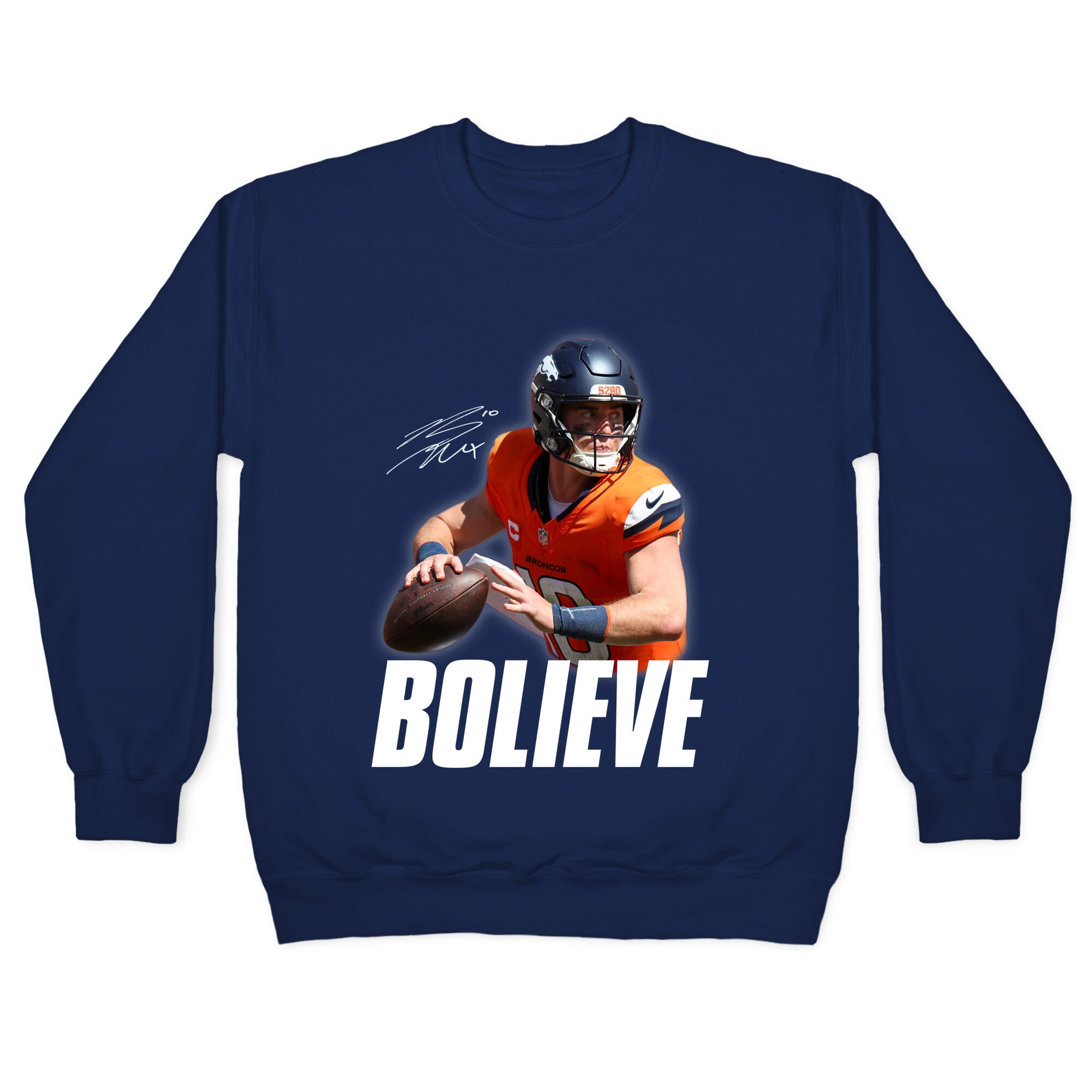 Bolieve Bo Nix Crewneck Sweatshirt