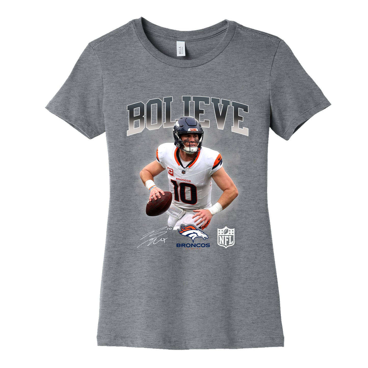Bo Nix Bolieve Womens Cotton Tee