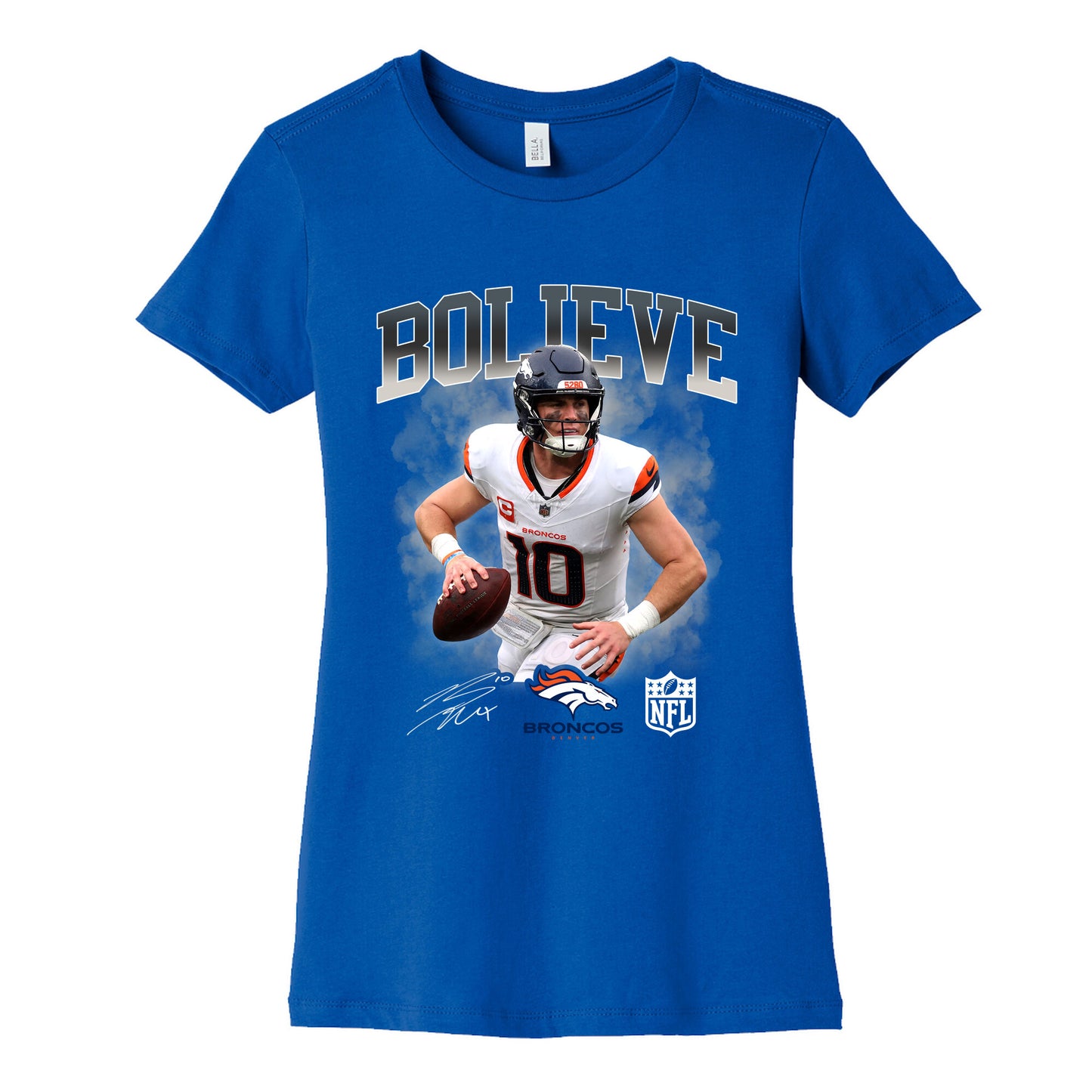 Bo Nix Bolieve Womens Cotton Tee