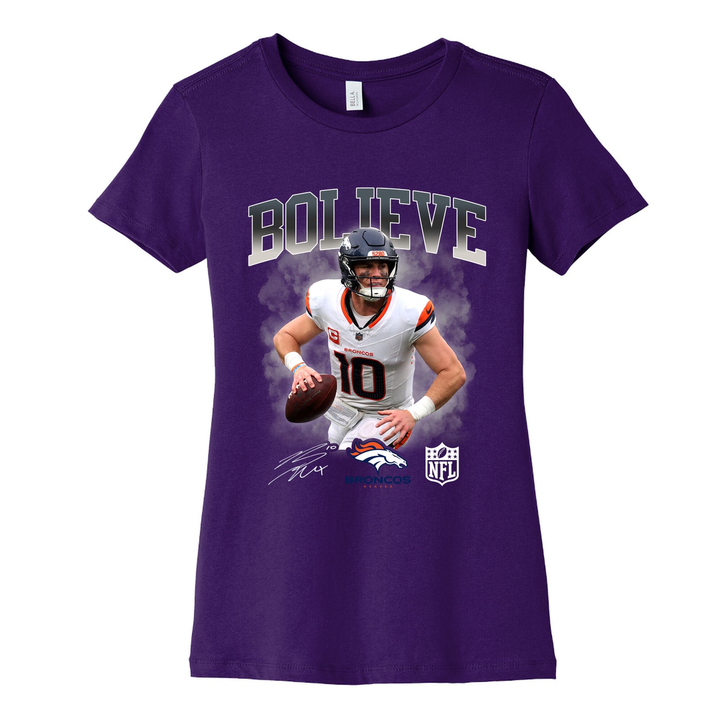 Bo Nix Bolieve Womens Cotton Tee