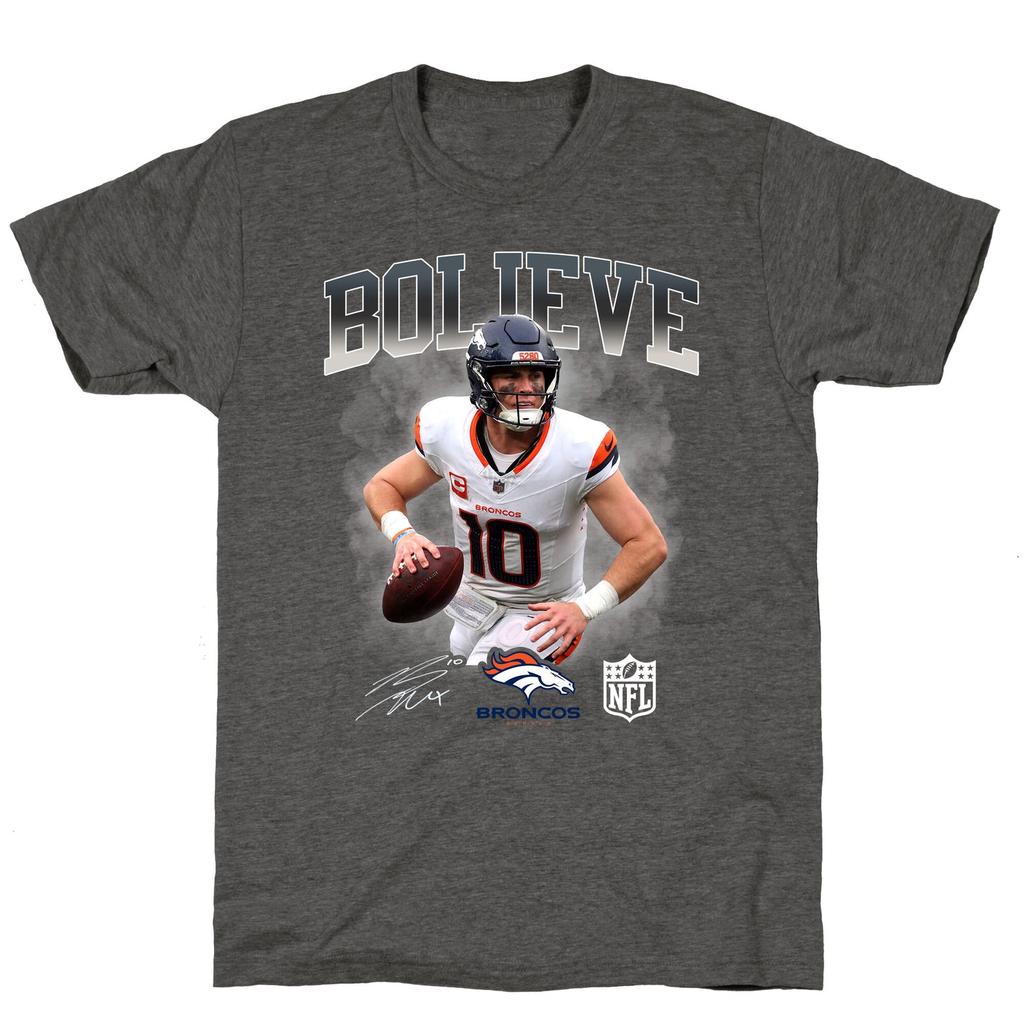 Bo Nix Bolieve Unisex Triblend Tee