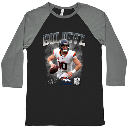 Bo Nix Bolieve Baseball Tee