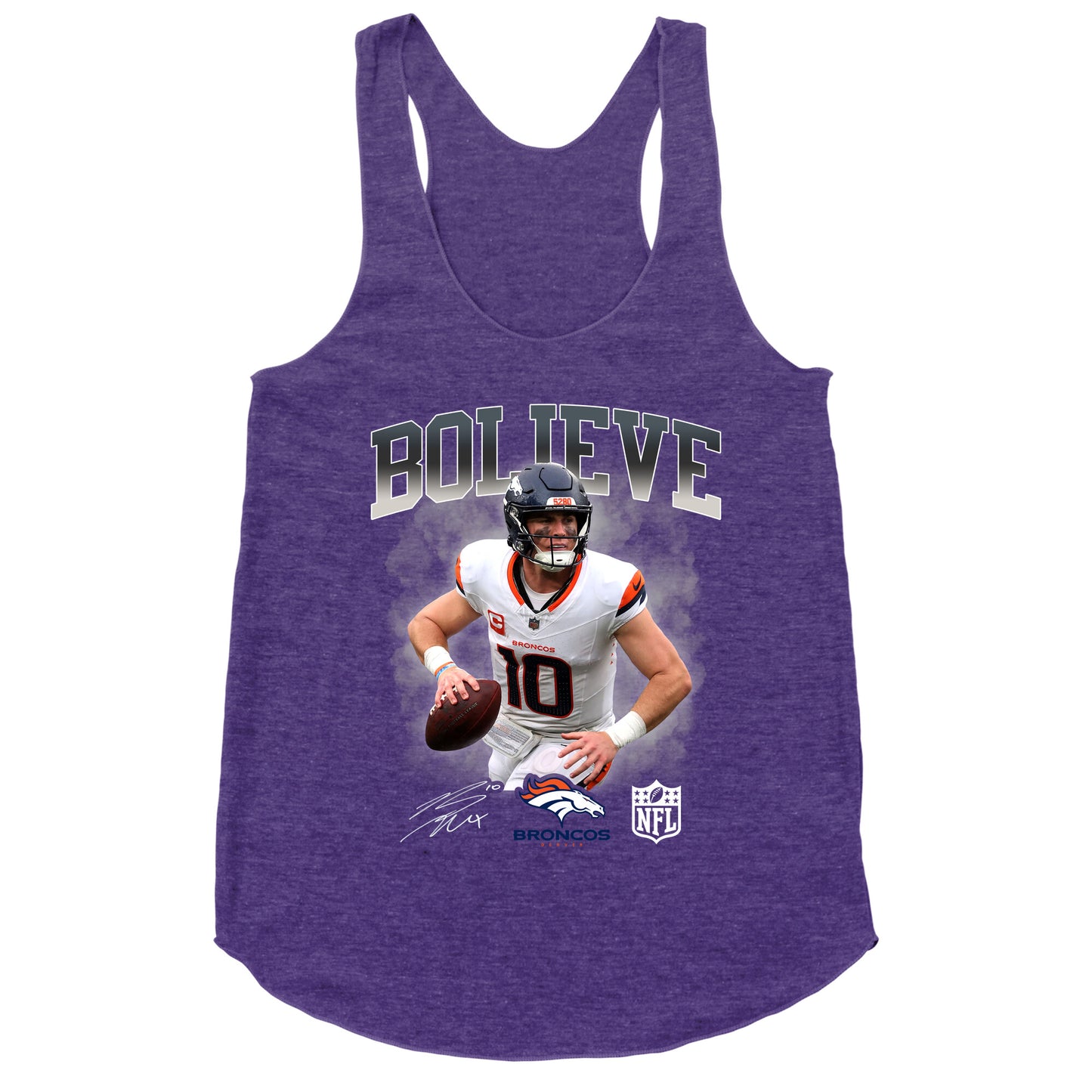 Bo Nix Bolieve Racerback Tank